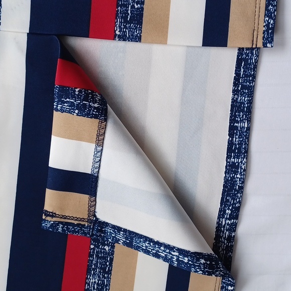 NYCC Striped Stretch Pull On Pencil Skirt- Sz. XL - Picture 9 of 10